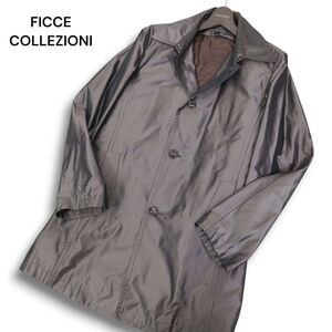 FICCE COLLEZIONI フィッチェ ヨシユキコニシ ドン小西 秋冬 ダウン ライナー★ ステンカラー コート Sz.M　メンズ ドン小西　C4T10666_B#N