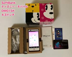 ディズニー [即決] [美品] [YouTube OK] Disney Mobile SOFTBANK ソフトバンク ディズニー・モバイル DM015K ピンク スマホ 4.3 Android