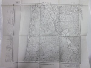 古地図　羽後和田　5万分の1地形図◆昭和33年◆秋田県