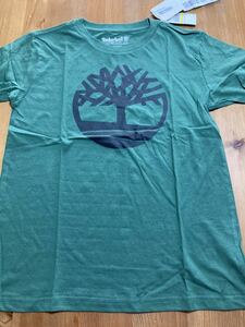 ティンバーランド ティンバー 子供 kids Tシャツ 半袖 海外限定 M Timberland (140-150) 新品未使用　緑