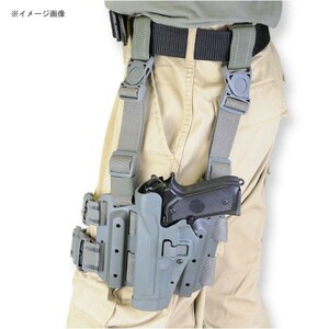 BLACKHAWK レッグホルスター Serpa LV2 ベレッタ92/M9A1 レール対応 [ フォリアージュグリーン / 左利き ]