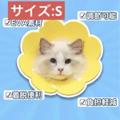 エリザベスカラー 猫用 犬用 ソフト 着脱便利 傷舐め防止 引っ掻き防止