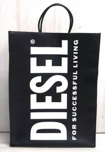 DIESEL ディーゼル 2wayバッグ ショルダーストラップ付 黒 ブラック