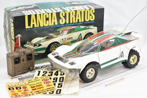 当時物 京商 1/8 サーキット バギー ランチア ストラトス 初期 元箱付 エンジン ラジコン KYOSHO LANCIA STRATOS RM-258S/710