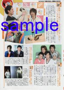 TVガイド 2008.4.18号 SMAP 草彅剛 KinKi Kids 堂本光一 田中麗奈 切り抜き