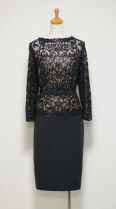 TADASHI SHOJI　タダシショージ　BLACK & BEIGE　ワンピース　「１２ 」/ ２XL-３XL