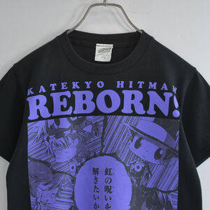 00s～ 家庭教師ヒットマン REBORN リボーン アルコバレーノ プリントTシャツ 少年ジャンプ 漫画 アニメ サブカル コミ