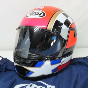 【激レア】【希少】Arai アライ RX-7 RR2 ケビン シュワンツ レプリカ フルフェイスヘルメット Lサイズ バイク 二輪 オートバイ レーサー