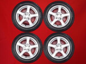 スタッドレス 4本セット 5スポークタイプ1P+ ダンロップ ウィンターMAXX02(WM02) [ 185/60R15 ] 8.5/8分山★ヴィッツstwt15