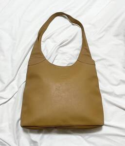 フランス製　ロンシャン LONGCHAMP ロゴ　レザー　ショルダーバッグ ハンドバッグ　