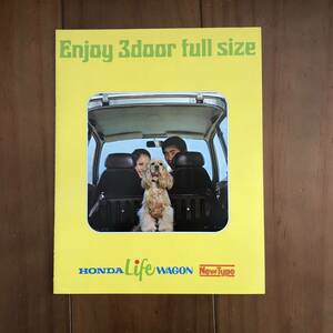 HONDA ホンダ　Life WAGON NewType　Enjoy 3door full size　カタログ　【59】