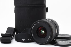 Sigma 17-35mm f/2.8-4 EX DG HSM Canon EFマウント [美品] レンズフード ケース 前後キャップ付き 広角ズームレンズ