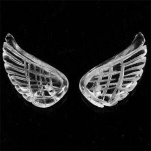 水晶 天使の羽 1個 H3-7-18m-1p