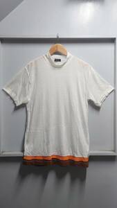 90’s COMME des GARCONS HOMME PLUS AD1996 モックネック Tシャツ S-M相当 半袖 コムデギャルソン 日本製