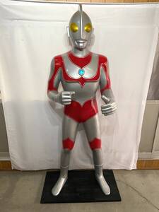 【H822】引き取り限定 激レア 特大 オブジェ ウルトラマン 高さ220cm 置物 店舗/コレクション フィギュア 状態良い カラータイマー光ります