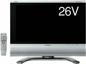 【中古】 SHARP シャープ 26V型 液晶 テレビ AQUOS LC-26AD5 ハイビジョン 2005年モデル