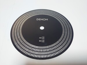 デノン DENON ターンテーブル、レコードプレーヤー用純正ストロボ スコープです！