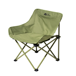 新品未使用 MOBI GARDEN(モビガーデン) MOON CHAIR チェア 釣り キャンプ アウトドア 屋外用椅子 グリーン