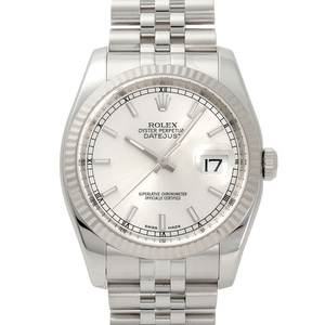 ロレックス ROLEX デイトジャスト 36 116234 シルバー文字盤 中古 腕時計 メンズ