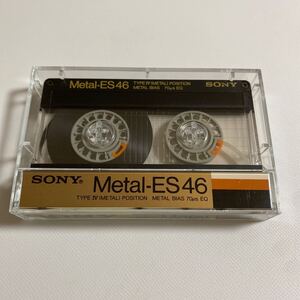 SONY Metal-ES TYPE Ⅳ 46 メタルテープ　カセットテープ 中古　 Cassette