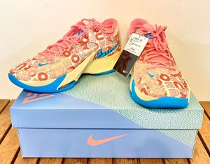 未使用 NIKE ナイキ ZOOM FREAK 4 ズームフリーク4 FB9503-200 26.5cm US8.5 ペールバニラ コーラルチョーク バスケットボール