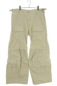 バレンシアガ BALENCIAGA 768810 TKP27/FLARED CARGO PANTS サイズ:XL フレアカーゴロングパンツ 中古 SB01