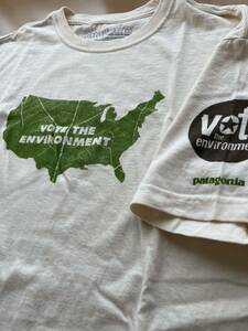 USA製 patagonia 半袖Tシャツ vote the environment パタゴニア Lsize