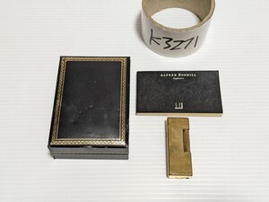 dunhill ダンヒル　ガスライター　USRE24163 US.RE24163 　ライター　ケース付き