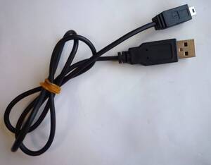 美品 USBケーブル 0.7m 70cm MiniUSB miniBタイプ USB Type A to miniB Type Aオス ー miniUSB オス ミニUSBケーブル ミニB 黒 ブラック ⑥