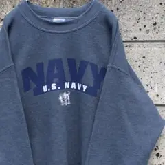 U.S.NAVY "Midshipman" ゆったりサイズ 古着 スウェット