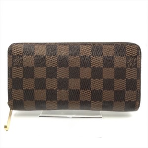 良品 LOUISVUITTON ルイヴィトン ダミエ ジッピー ウォレット ラウンドファスナー 長財布 ブラウン a3762