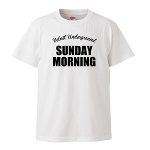 【XLサイズ 新品 】 The Velvet Underground Tシャツ SUNDAY MORNING ヴェルヴェットアンダーグラウンド バンドTシャツ ルー・リード
