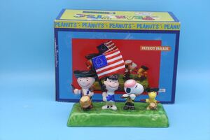 Flambro Peanuts Patriot Parade/スヌーピー フィギュア/ヴィンテージ/ピーナッツ/179132619