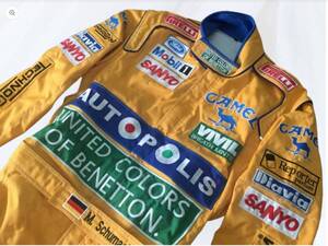 海外 送料込み 　高品質　 ミハエル・シューマッハ　1992 F1　レーシングスーツ　サイズ各種 　レプリカ