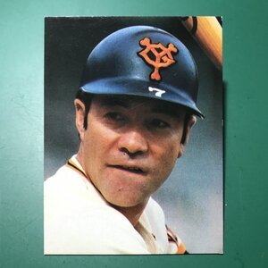 1979年　カルビー　プロ野球カード　79年　巨人　柴田　　　　【管理B70】