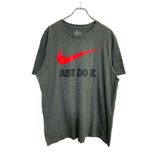 NIKE 半袖 プリント Tシャツ XLサイズ ナイキ グレー 古着卸 アメリカ仕入 t2410-3152