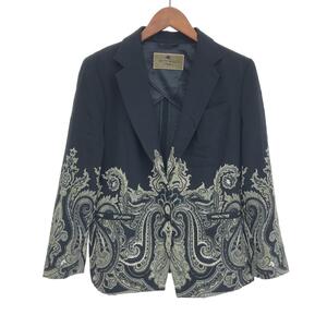 ◆ETRO エトロ ジャケット サイズ:46◆ ブラック レディース ペイズリー/総柄 アウター