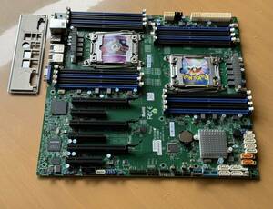 ★中古美品★SUPERMICRO X10DRi C612 LGA2011-3 Dual-CPUマザーボード XEON E5 V3 V4サポート