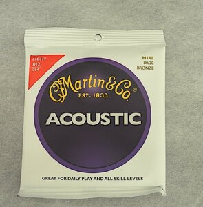 ① MARTIN ACOUSTIC M140 LIGHT 80/20 BRONZE マーチン アコースティック ギター ライト 未使用品 未開封　マーティン　