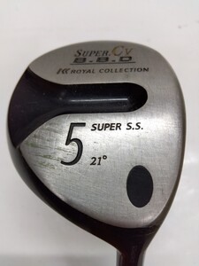 ROYAL COLLECTION SUPER CV B.B.D FW 5W 21度 flex:R オリジナルカーボンシャフト メンズ右 フェアウェイウッド ロイヤルコレクション