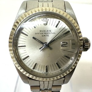 G846-K18-5795◎ ROLEX ロレックス OYSTER PERPETUAL DATE オイスターデイト ref.6917 2番 レディース 腕時計 自動巻き 稼働