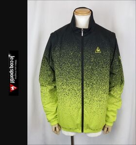 ■■＜極美品＞ルコック＜LE COQ SPORTIF：gradation＞FULL ZIP wind ⅡWAYJKT＜中綿仕様：LL＞■■