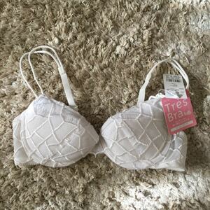 超お値打ち出品 himico Tre’s Bra Lady‘s 単品ブラ　C65 ホワイト新品タグ付未使用品