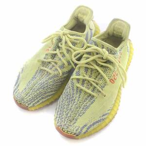 adidas 18AW YEEZY BOOST 350 V2 イージーブースト スニーカー シューズ ゼブラ柄 US10 28cm ? セミフローズンイエロー 水色