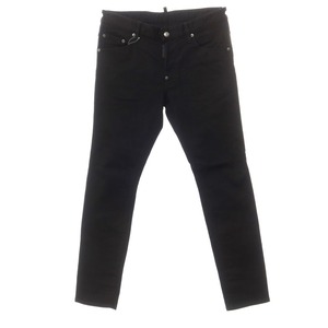 【中古】ディースクエアード DSQUARED2 ストレッチデニム デニムパンツ ジーンズ ブラック【サイズ48】