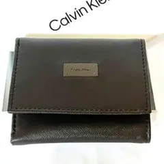 【日本未入荷！】Calvin Klein カルバンクライン 折財布 レザー