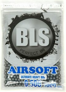 【究極の精密射撃を実現】BLS(ビーエルエス) Ultimate Heavy Precision 精密プラスティックBB弾(+SUS) 0.50g 1000発(500g)