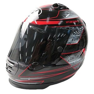 【美品】1,000円～ Arai アライ RAPIDE-IR クロノス フルフェイスヘルメット レッド系 サイズ61-62 PSCマーク無し [M5322] 