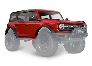 TRAXXAS　トラクサス.com　 車種別適合( 92076-4)　2021 フォード・ブロンコ コンプリート ボディ オレンジ 品番MODEL# 9211R