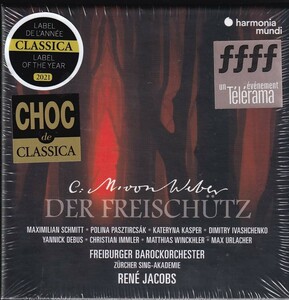 ヤーコプス /フライブルク・バロック ヴェーバー: 歌劇「魔弾の射手」2CD 輸入盤(Harmonia Mundi)